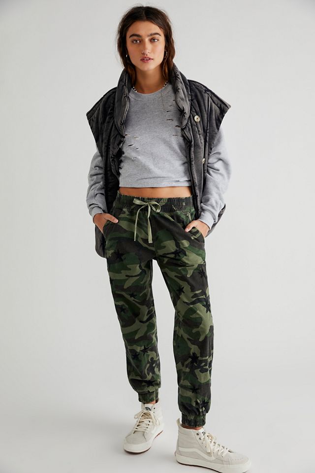 DRIFTWOOD CAMO BLACK STAR JOGGER