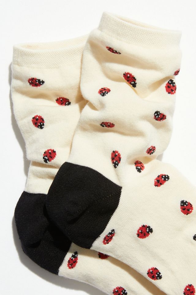 Ladybug Crew Socks #1