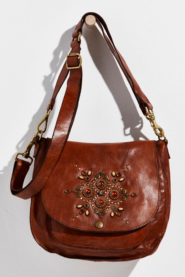 Campomaggi Embellished Saddle Bag Free People