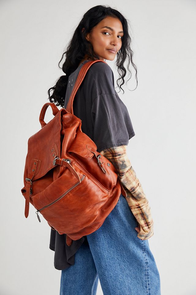 Free people leather backpack new arrivals