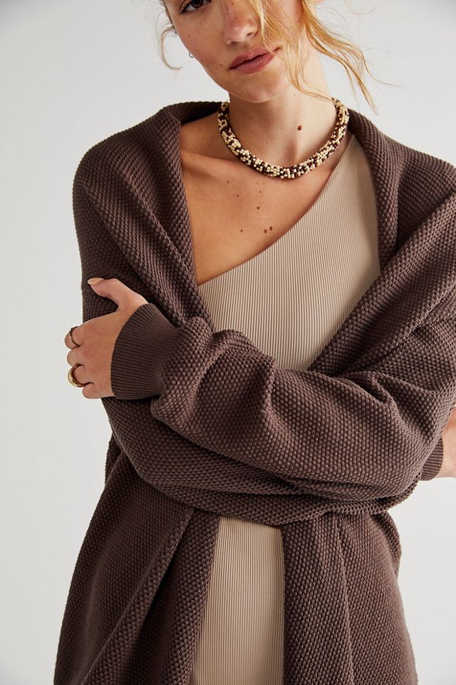 Free people ribbed wrap cardi sale