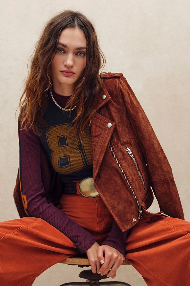 Free people 2025 suede jacket