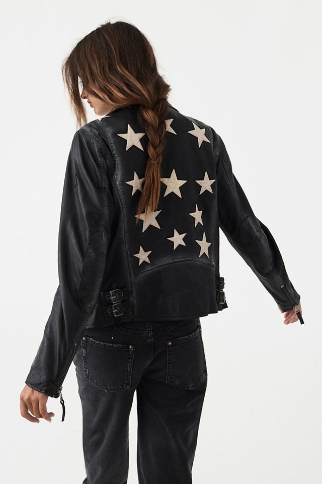 Free people avis hot sale leather moto jacket