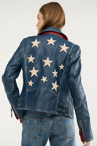 Christy Leather Moto Jacket by Free People