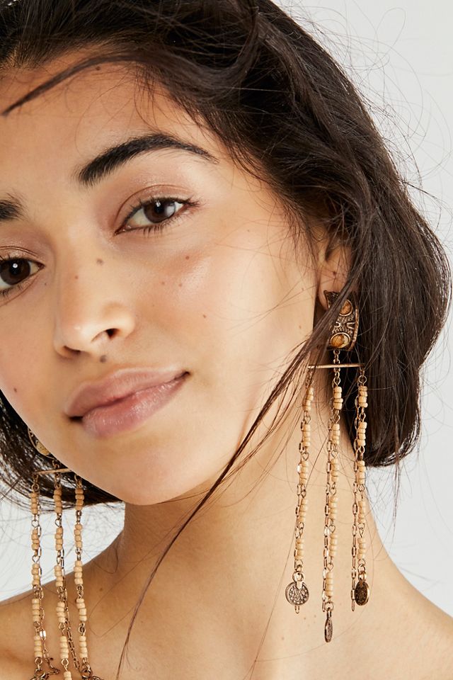 Free people sales beaded earrings