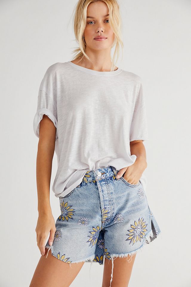 Printed Baggy Tomboy Shorts #1