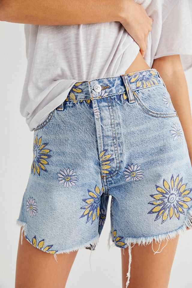 Printed Baggy Tomboy Shorts #3