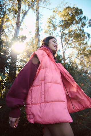 In A Bubble Puffer Vest