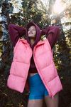 In A Bubble Puffer Vest