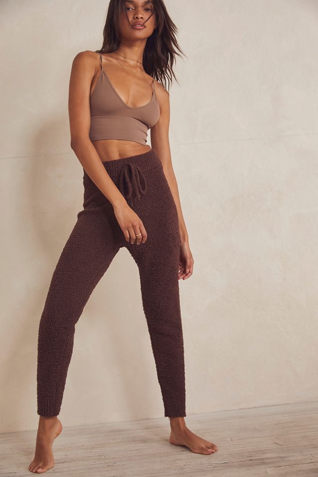 Pantalon de jogging en jersey peluche côtelé #2