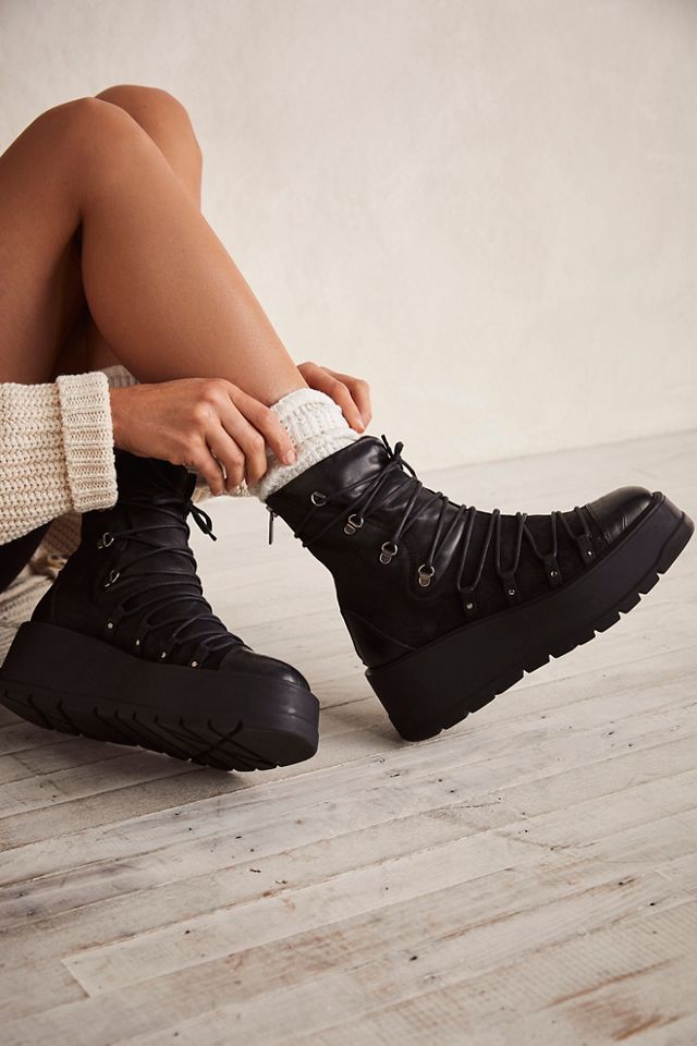 Free people shop black booties