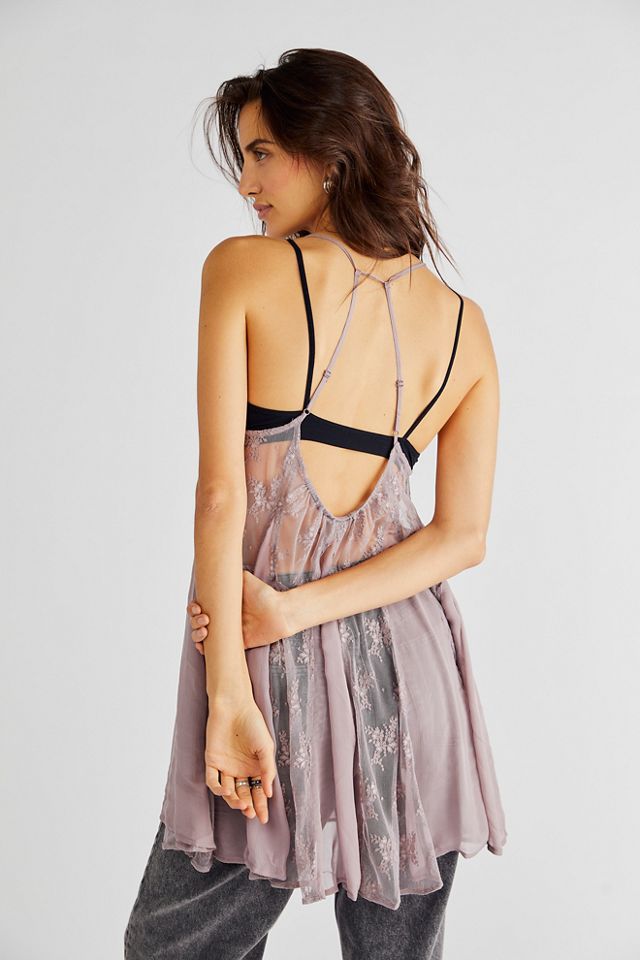 Strolling In Mini Slip #1