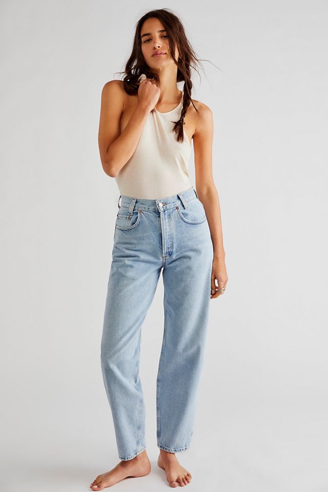 AGOLDE Tapered Baggy Jeans Free People
