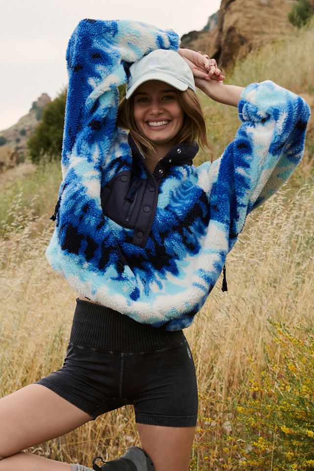 Free people best sale tie dye hoodie