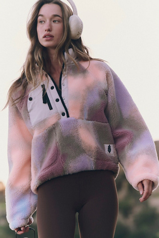 Pull polaire imprimé Hit The Slopes