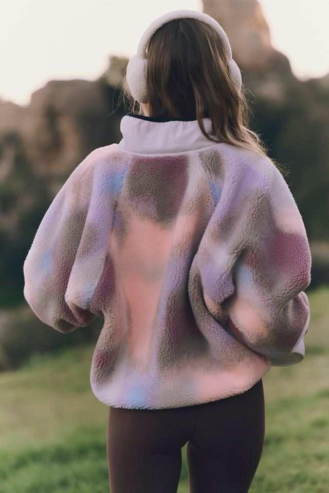 Hit The Slopes Printed Fleece Pullover #1