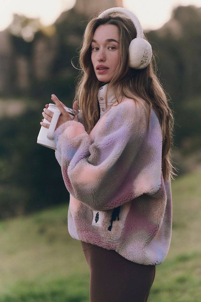 Hit The Slopes Printed Fleece Pullover #2