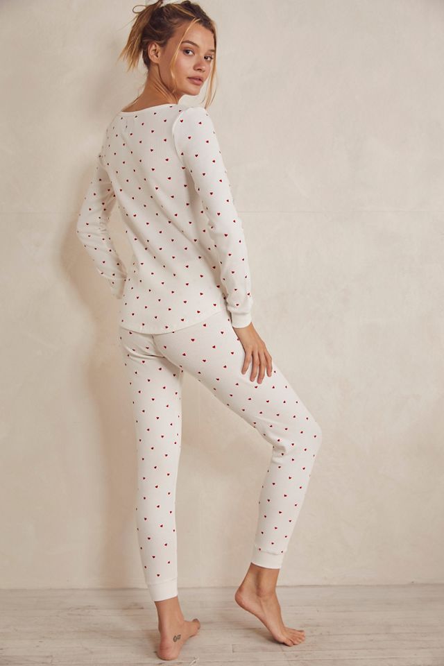 Thermal Pajamas & Scrunchie Set #1