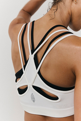 Free Throw Bra by FP Movement at Free People in White, Size: XL