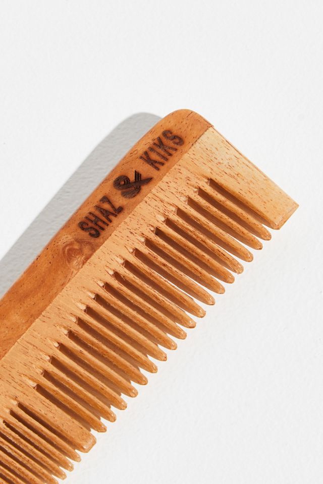 Shaz & Kiks Neem Wood Comb #1