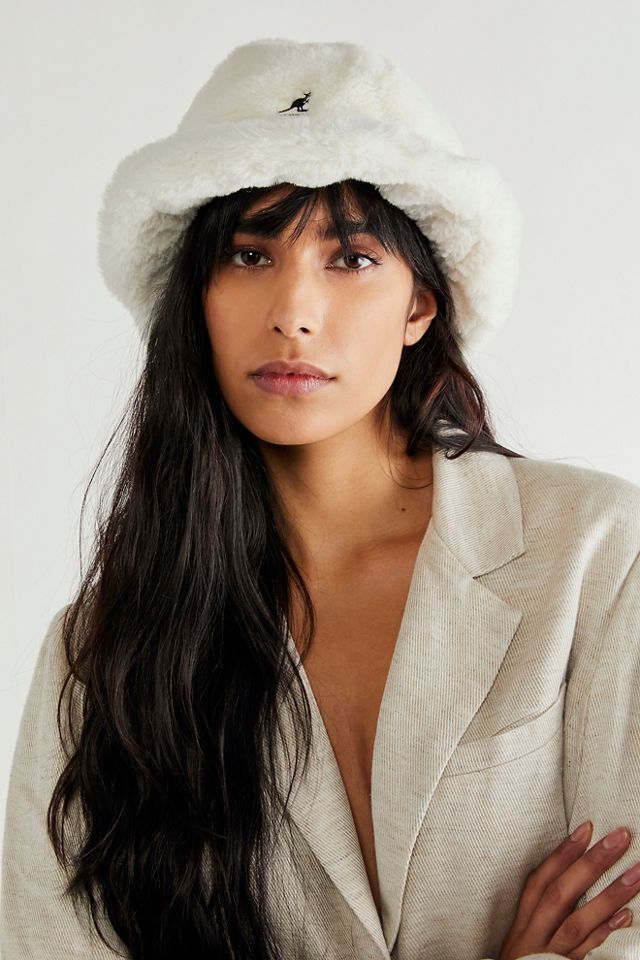 Kangol store faux fur