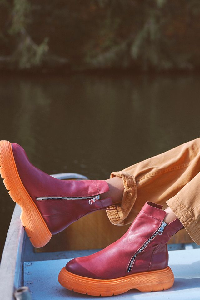 mara zip moto boots