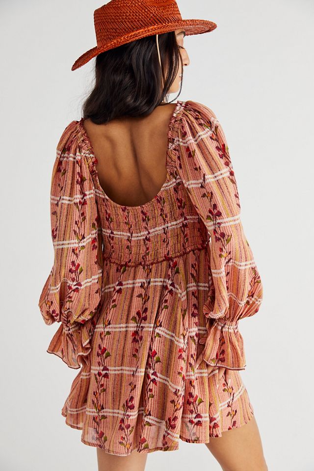 mini dress with long puff sleeves 80s Puff Sleeve Mini Dress– pītusa