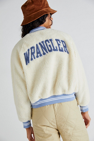 Wrangler Sherpa Bomber Jacket Free People