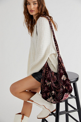 Joanna Velvet Tote Free People