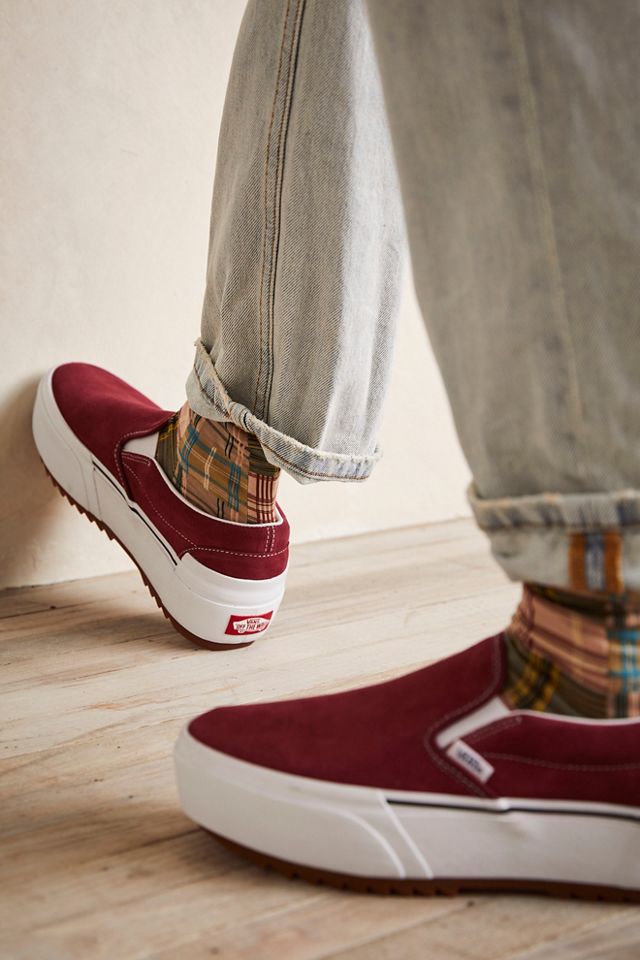 Slip-on Suede Stacked Sneakers #2