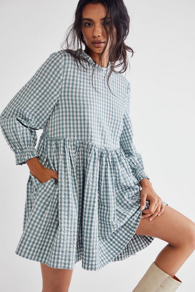 Free People Gingham Living For This Tunic - 63565576