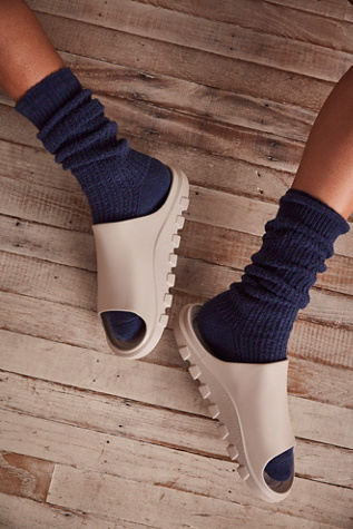 Staple Slouch Socks at Free People in Marled Mermaid