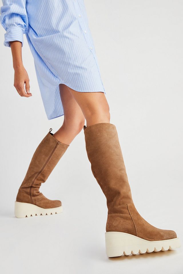 Wedge 2025 tall boots