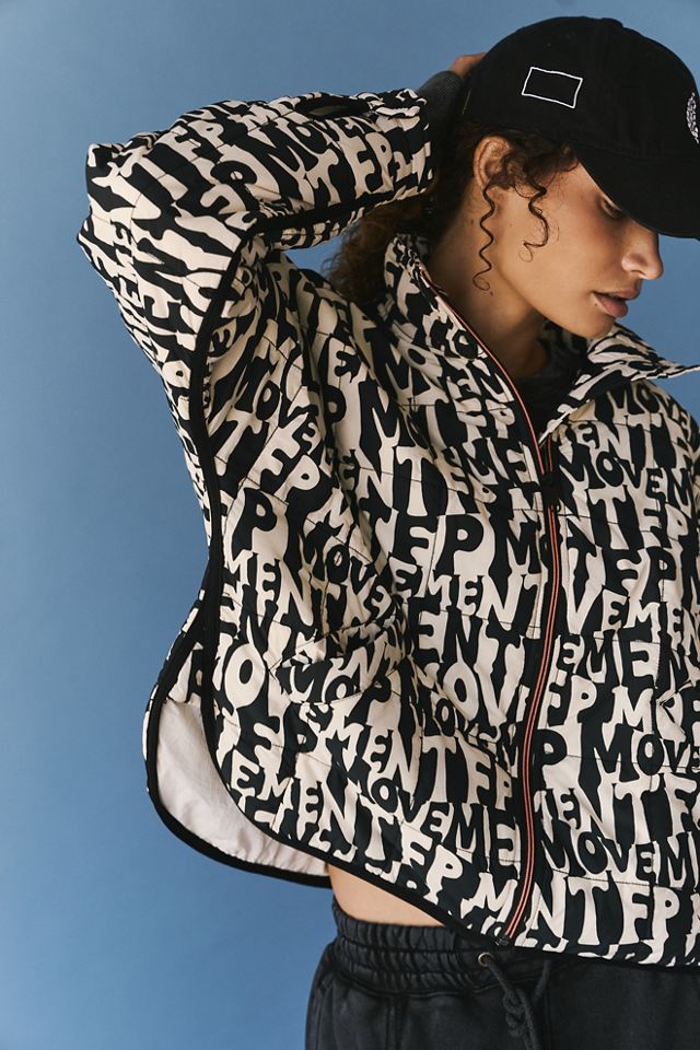 Reflective Leopard Puffer Jacket