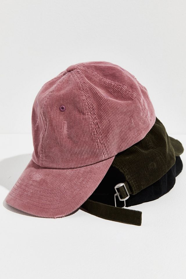 Miles Distressed Cord Baseball Hat #1