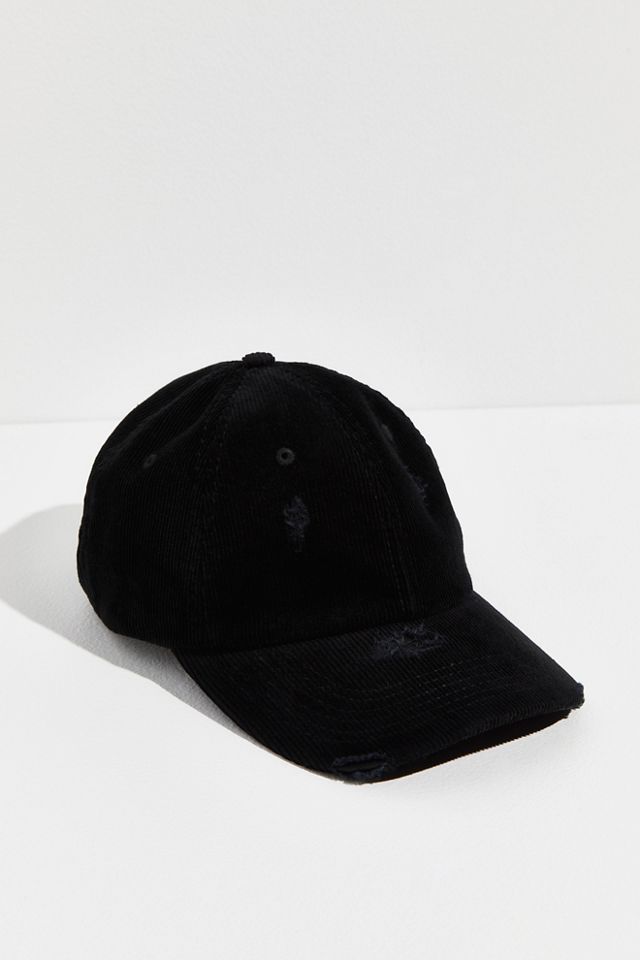 Miles Distressed Cord Baseball Hat #2