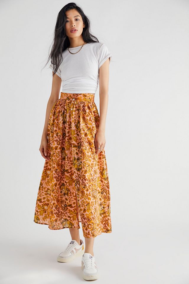 Callista Floral Skirt | Free People UK