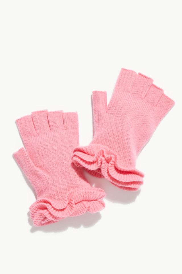 The Valley Ruffle Cashmere Gloves #1
