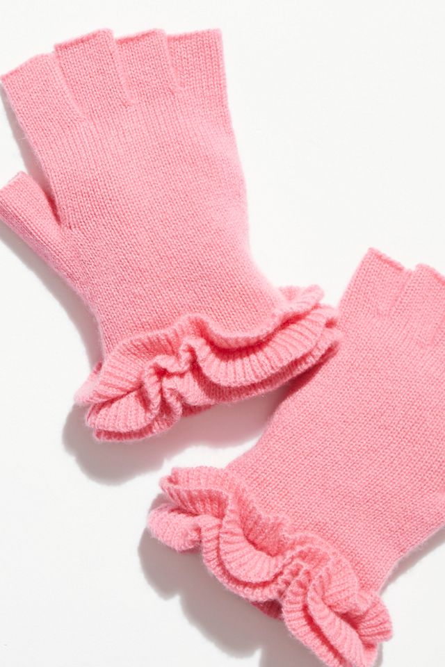 The Valley Ruffle Cashmere Gloves #2