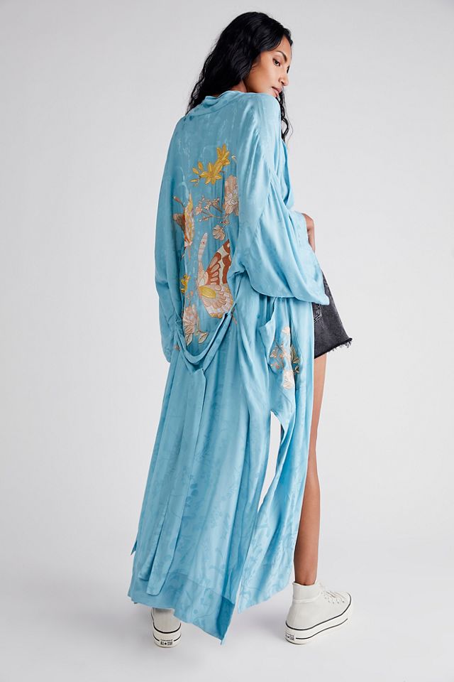 Atrium Embroidered Maxi Robe