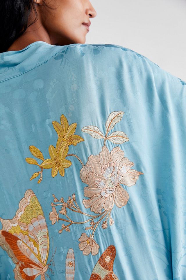 Atrium Embroidered Maxi Robe #1