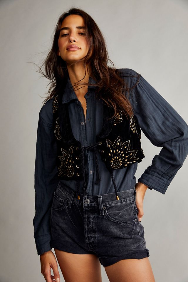 Delilah Studded Waistcoat #1
