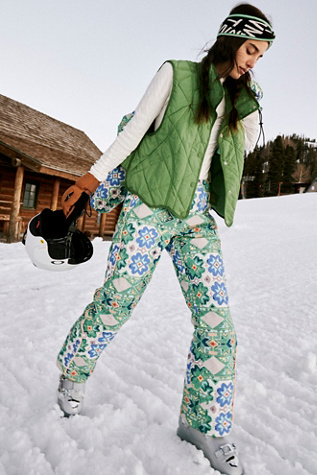 printed snowboard pants