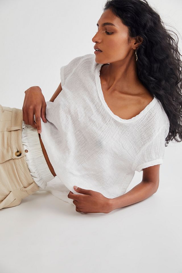 MUZE OVERSIZED GAUZE SHIRTS加工済み フリンジ 414+oC9bqjL.jpg