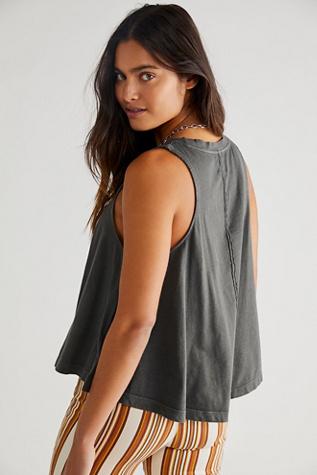 free people mock neck tank