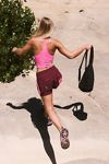 Happiness Runs Sweetheart Crop Tank
