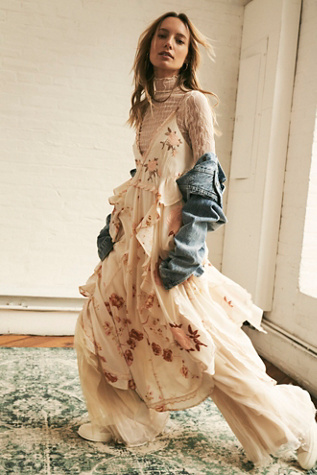 Audrey Embroidered Maxi Dress | Free People