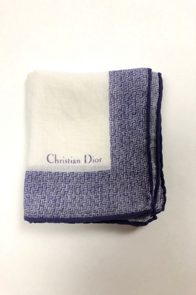 Vintage Christian Dior Cotton Scarf Selected by Picky Jane