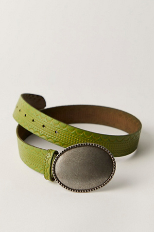 Duke Concho Belt By FP Collection At Free People In Cactus, Size: XS/S