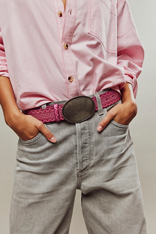 Duke Concho Belt by FP Collection at Free People in Feel Good Fuscia, Size: XS/S